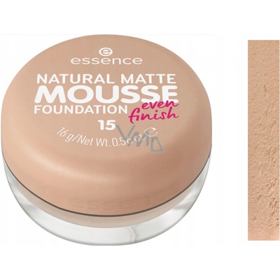 Essence Natural Matte Mousse penový make-up pre matný vzhľad 15 16 g