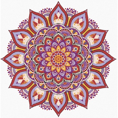 Zuty Malování podle čísel MANDALA IV