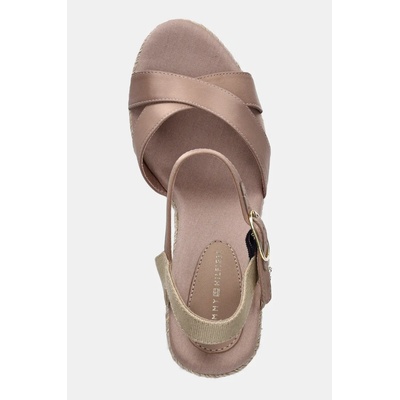 Tommy Hilfiger Сандали Tommy Hilfiger SATIN HIGH WEDGE ESPADRILLE (FW0FW08602)