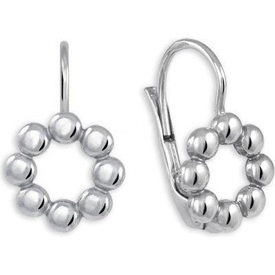 Soliter Visací stříbrné náušnice Kroužky 431 001 02806 04