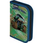 Herlitz Ученически несесер празен, 2 допълнителни крила, момчета Monster Truck - Herlitz