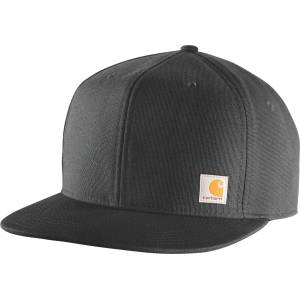 Carhartt Мъжка шапка с козирка Carhartt Firm Duck Flat Brim Cap Beanie - Black - размер One Size (904-4906-0111)