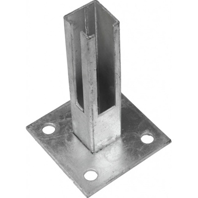 Základová nosná pätka pre plotové stĺpiky 40 x 40 mm pozinkovaná