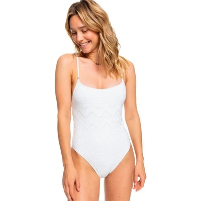 Roxy Бански костюм Roxy Quiet Beauty swimsuit - White (Bright White)