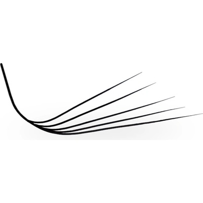 Luxury Lashes 5D M/L Riasy Premium sypané v hotovom vejáriku 1 000 ks Zakrivenie umelých rias: M, Dĺžka umelých rias: 11 mm, Hrúbka rias: 007
