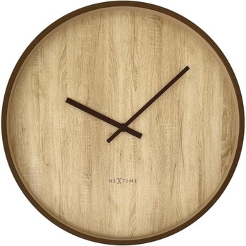 NeXtime Стенен часовник Oslo 50 см светло дърво (3330)