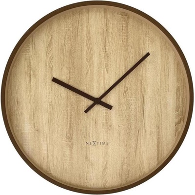 NeXtime Стенен часовник Oslo 50 см светло дърво (3330)