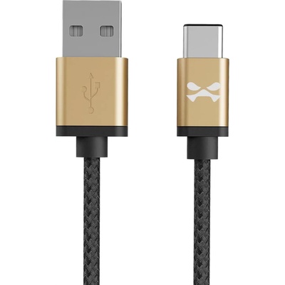 Ghostek - NRGline USB-C 0, 9m , Black/Gold (GHOCBL002)
