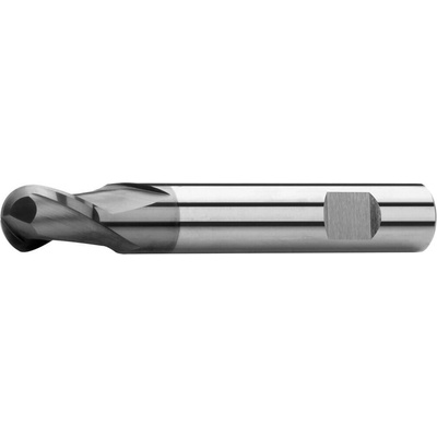 ZPS-FN S510612.100 AlTiN | Fréza kopírovacia R=½D 10x11x66, Z2, λ 30°, DIN 6527K, SK, AlTiN, N