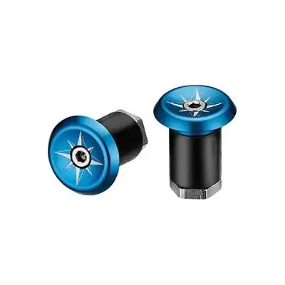 Ciclovation Vortex zátky do riadidiel modrá