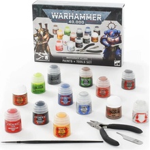 GW Warhammer 40.000: Citadel Paints + Tools Set