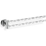 DECOR WALTHER Закачалка за кърпи Basic двойна мобилен хром (0531100)
