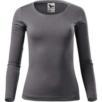 MALFINI Malfini fit-t long sleeve 169 / Дамска тениска с дълъг ръкав - стоманено сива l (1693615)