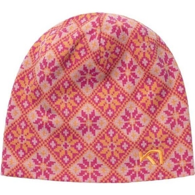 Kari Traa Rose dámská merino čepice růžová