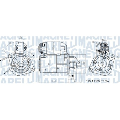 Štartér MAGNETI MARELLI 063721465010