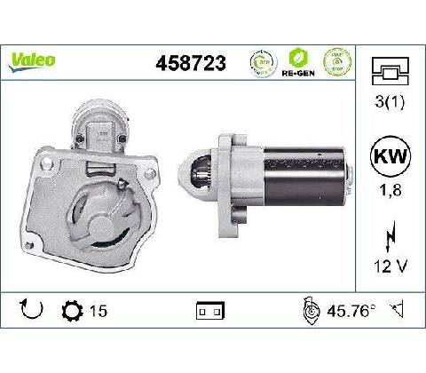 Startér VALEO 458723