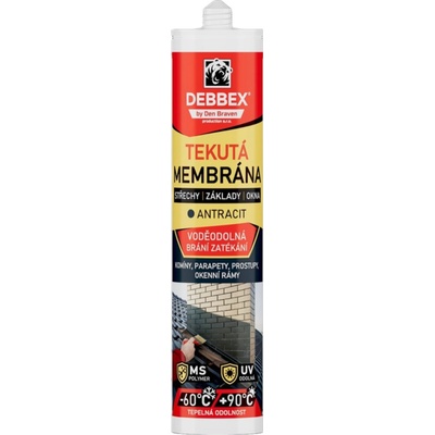 Tekutá membrána Debbex antracit 290 ml