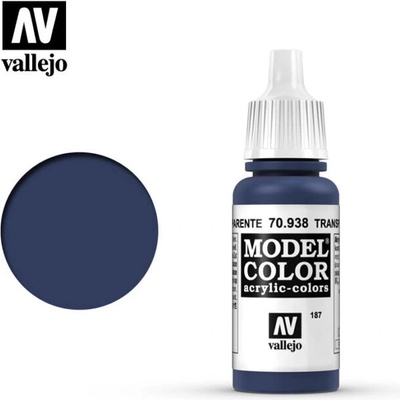 Vallejo Model Color: Transparent Blue 17ml barva na modely