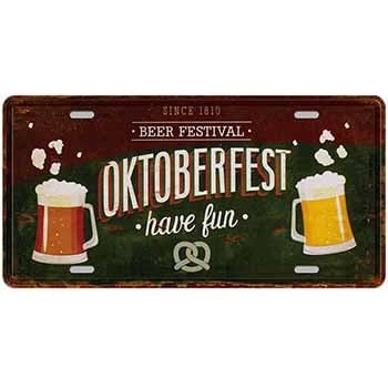 Ceduľa značka Oktoberfest
