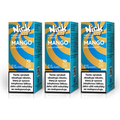 Nick SW MANGO ICE 10 ml 16 mg 3 ks