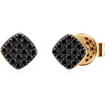 SAVICKI Обеци Savicki: злато, черни диаманти