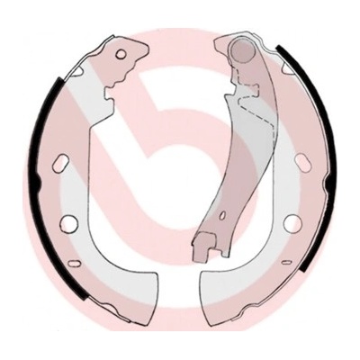 BREMBO Sada brzdových čelistí S 23 514 – Hledejceny.cz