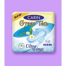 Carin Ultra Wings Green Tea hygienické vložky 9 ks