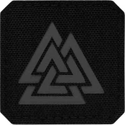 Nášivka M-Tac Valknut Laser Cut - černá-šedá