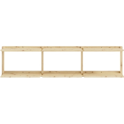 Karup Стенна библиотека от масивен бор в естествен цвят 192x47, 5 cm Groove - Karup Design (144310019204800)