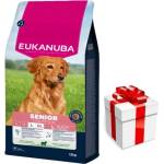 EUKANUBA Mature & Senior Large Агнешко и ориз 12кг + безплатна изненада за кучето