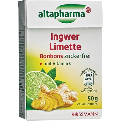 Altapharma zázvor limetka vitamínC 50 g