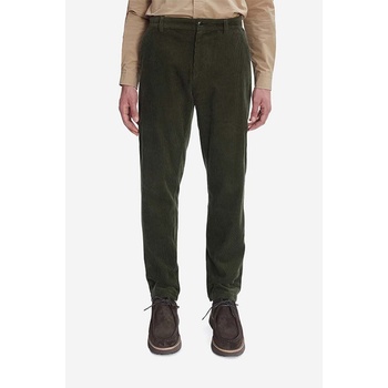 APC Панталон A. P. C. Pantalon Constantin COESP-H08396 MILITARY KHAKI в зелено със стандартна кройка (COESP.H08396)