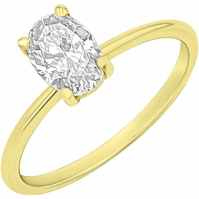Eppi Zásnubní prsten s výběrem písmene a diamanty Frost RE50144