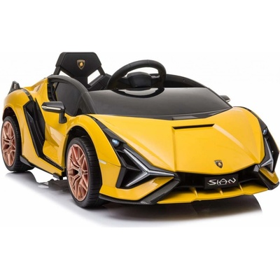 Eljet Detské elektrické auto Lamborghini Sian žltá
