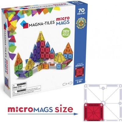 Magna-Tiles microMAGS Deluxe Set 70 ks – Zbozi.Blesk.cz