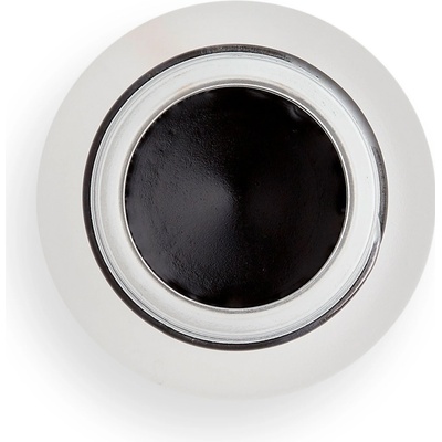 Revolution Gelové oční linky se štětečkem Gel Eyeliner Black 3 g