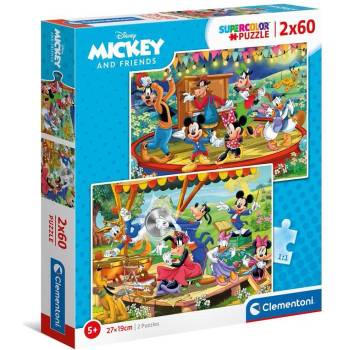 Clementoni 2x60ч. Пъзел Mickey and Friends (1007115F)
