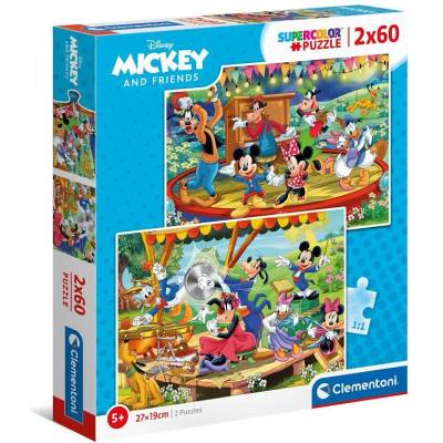 Clementoni 2x60ч. Пъзел Mickey and Friends (1007115F)