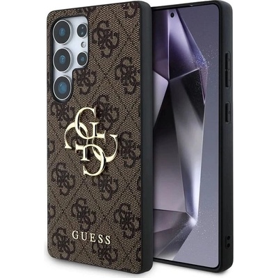 GUESS Калъф Guess - Metal Logo, Galaxy S25 Ultra, кафяв (3666339441661)