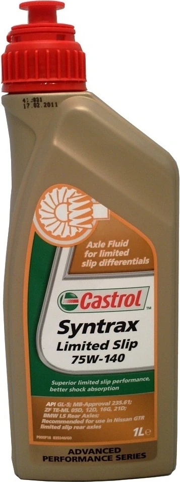 Castrol Syntrax Limited Slip 75W-140 1 l od 234 Kč - Heureka.cz