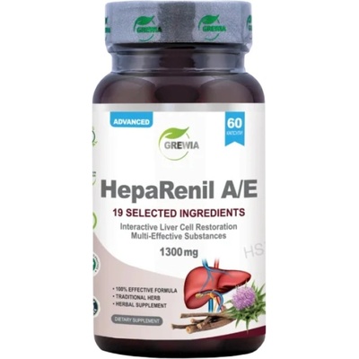 Grewia HepaRenil А & Е | Interactive Liver Cell Restoration [60 капсули]