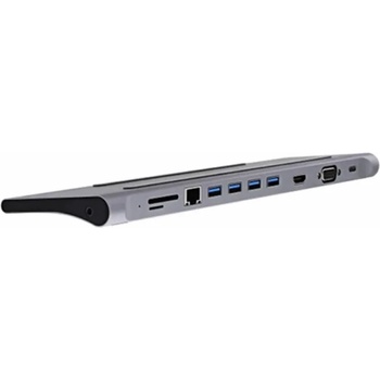 T'nB Докинг станция TNB, 11 в 1, USB Type C кабел, 20 cm