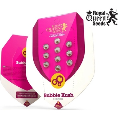 Royal Queen Seeds Bubble Kush semienka neobsahujú THC 3 ks