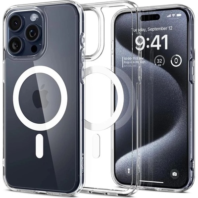 Spigen Ultra Hybrid MagSafe biely - iPhone 15 Pro ACS06715