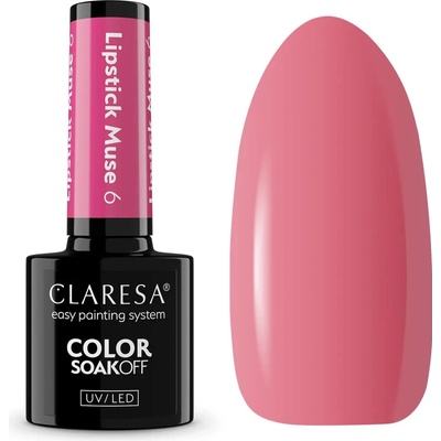 ERANTI Gél lak Claresa Lipstick Muse 6 prítlmená ružová 5 g