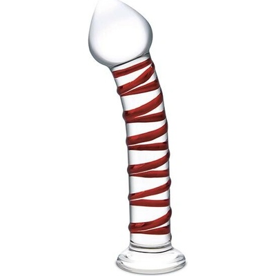 Glas Mr. Swirly Dildo 20,3 Cm