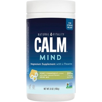 Natural Vitality Calm Mind | with Magnesium & Theanine [168 грама] Мед - ванилия
