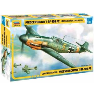 Zvezda Комплект модел самолет 4802 - Bf-109 F2 (1: 48) (32-4802)