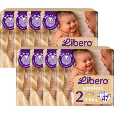 Libero Comfort Plienka 3-6kg Newborn 2 376ks