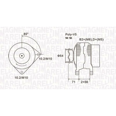 MAGNETI MARELLI generátor 063731833010